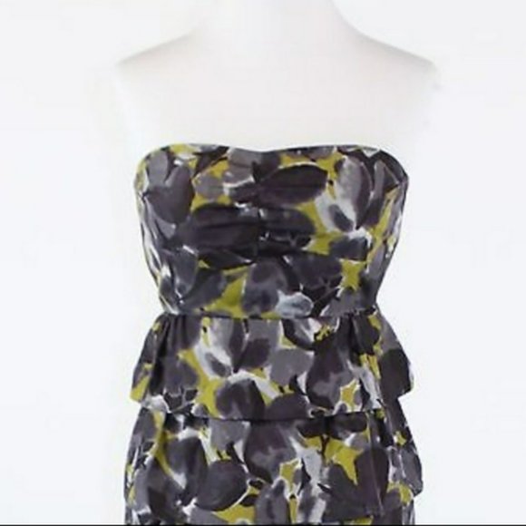 J. CREW Strapless Silk Shell Night Dress 8 - Picture 3 of 5